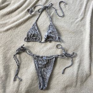 Andi Bagus snake print bikini